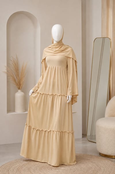 Robe à petit fronce