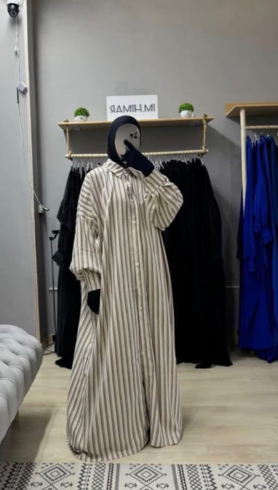 Robe chemise Reyure  manche bouffante