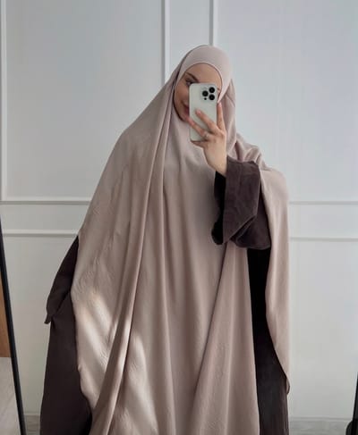 Habaya ample papillon + khimar xl