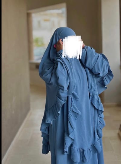 Habaya khimar à fronce