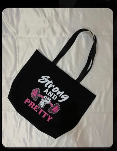 Tote bag: type sac étudiant personnalisé (au choix)